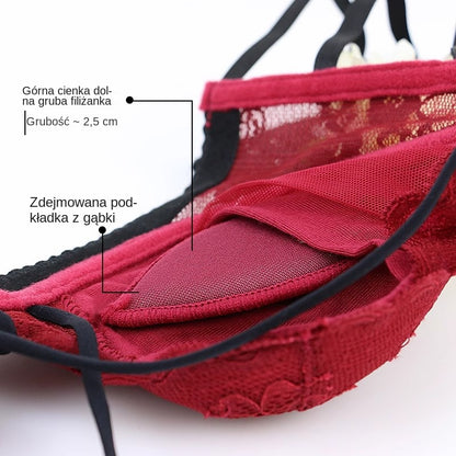 [Kup jeden, a trzy dostaniesz gratis] Stylowa odzież plus size – seksowna bawełniana biustonosz na co dzień