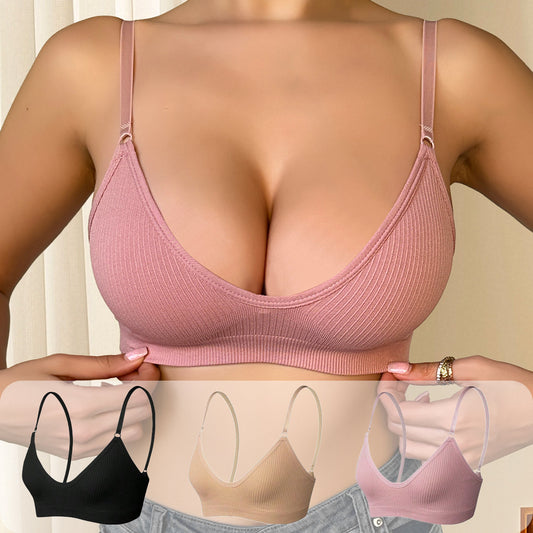 [Kup jeden, a trzy dostaniesz gratis] BIUSTONOSZ Push-Up Dla Krągłych Kształtów - Seksowna Bielizna Plus Size