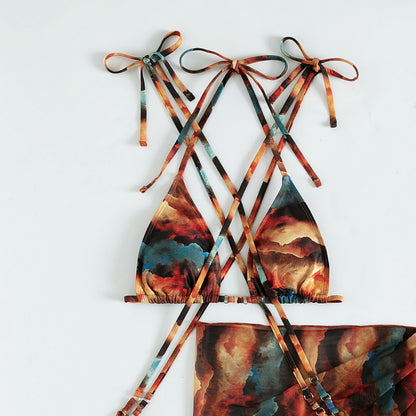 [Kup jeden, a trzy dostaniesz gratis] Seksowny kostium kąpielowy plus size – bawełniany komfort na plaży