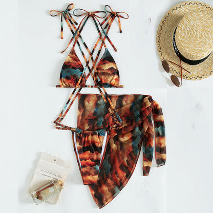 [Kup jeden, a trzy dostaniesz gratis] Seksowny kostium kąpielowy plus size – bawełniany komfort na plaży