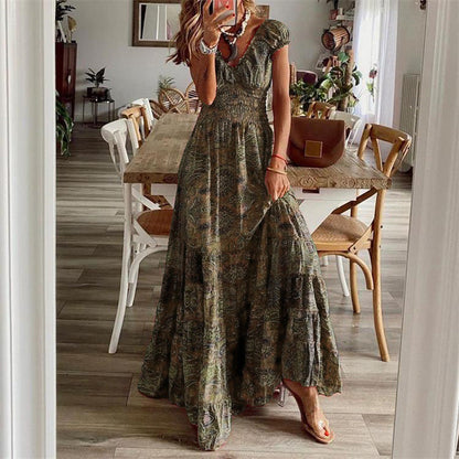 [Nowy styl 2025] Długa spódnica w stylu retro w stylu boho
