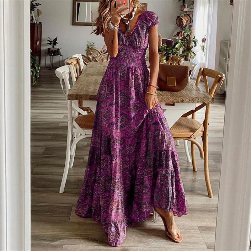 [Nowy styl 2025] Długa spódnica w stylu retro w stylu boho